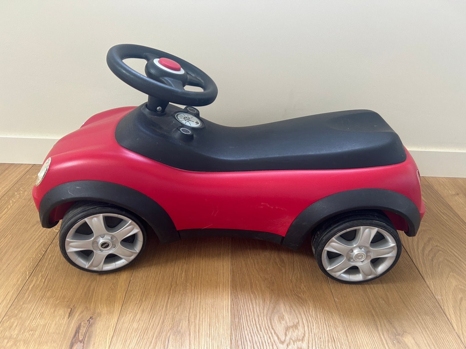 Officiële BMW Mini  baby racer Loopwagen / loopauto - Rood, Ophalen, Gebruikt, Loopvoertuig