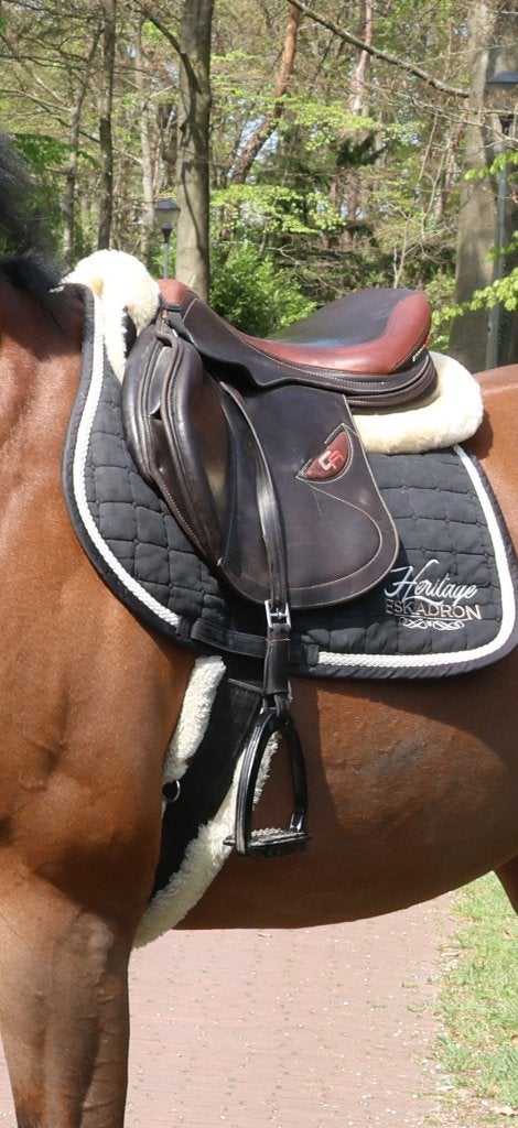 ERREPLUS CA 17/33 Springzadel, Ophalen, M (17 inch), Middel, Inclusief zadelhoes