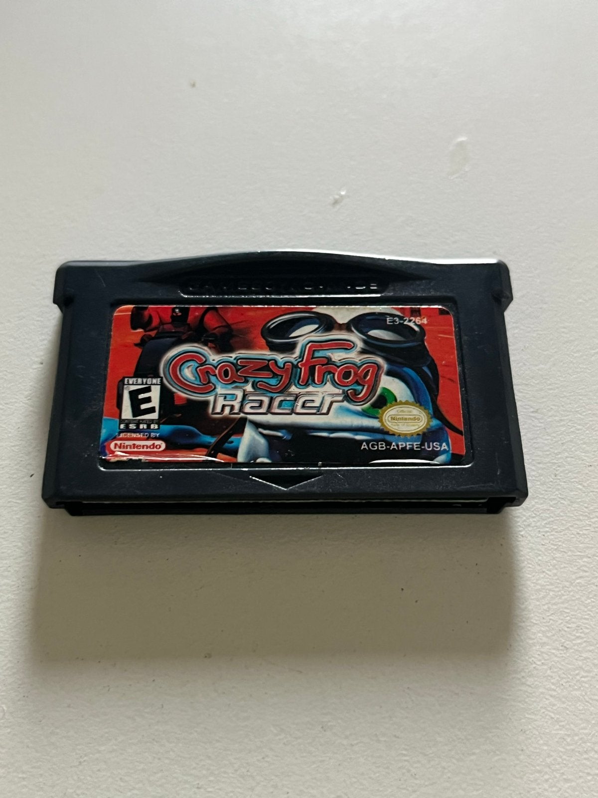 Crazy Frog Racer Game Boy Advance (GBA) Cartridge, Gebruikt, 1 speler, Racen en Vliegen, Ophalen of Verzenden