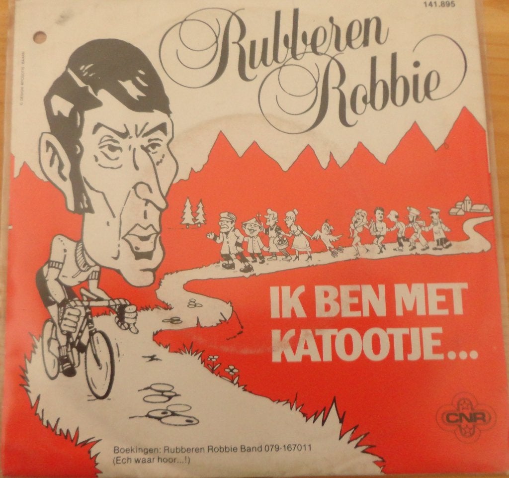 Rubberen Robbie > Ik ben met Katootje, Ophalen of Verzenden, Gebruikt, 7 inch, Nederlandstalig