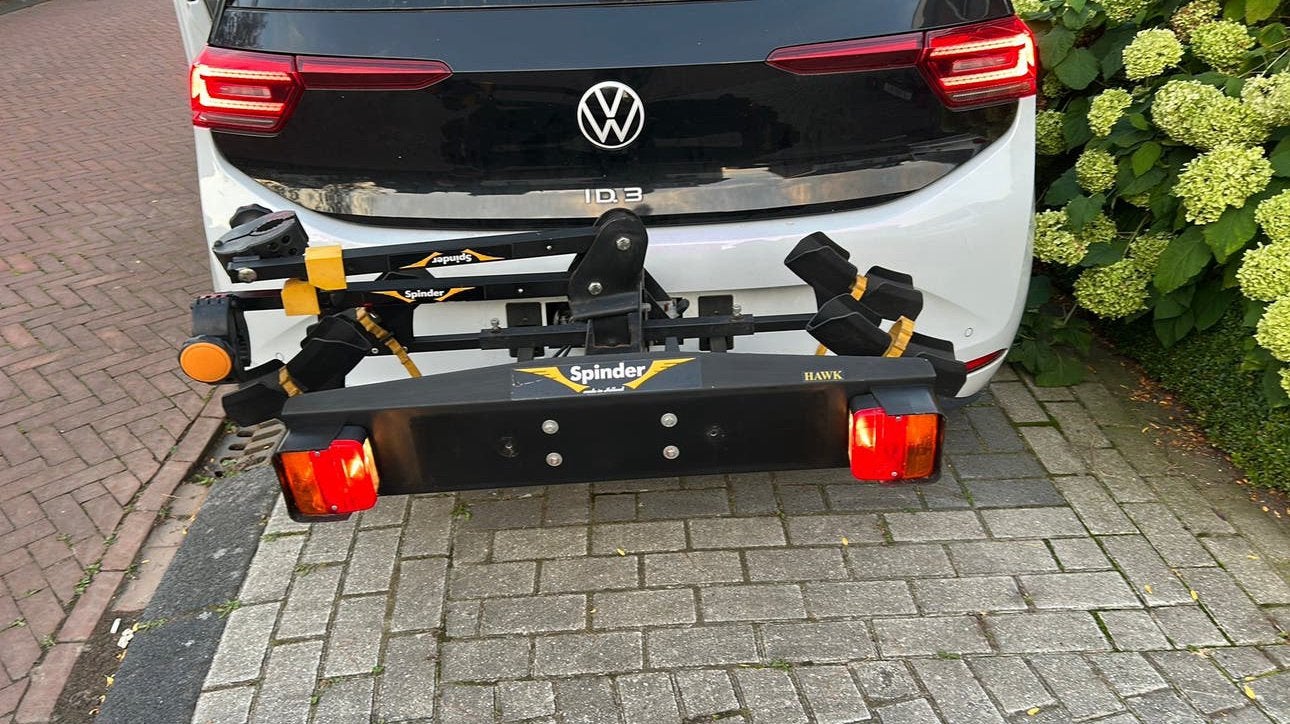 Spinder Hawk Kantelbare Fietsendrager - 2 Fietsen, Auto diversen, Fietsendragers, Ophalen, 2 fietsen, Gebruikt, Trekhaakdrager