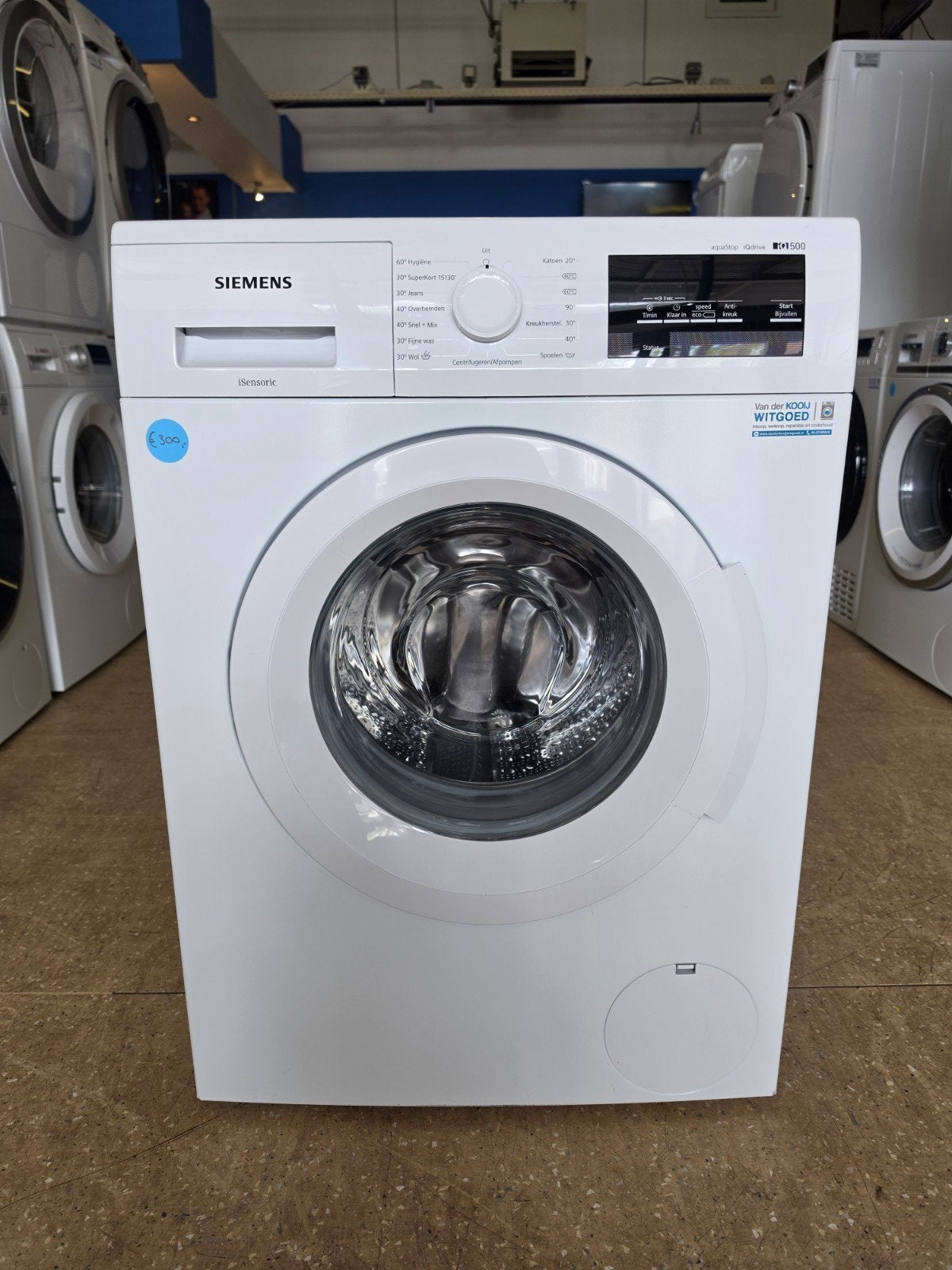Siemens IQ 500 wasmachine | 8 kilo | A+++ | Gratis thuis 🚚✅, Witgoed en Apparatuur, Wasmachines, Jirnsum, 1200 tot 1600 toeren