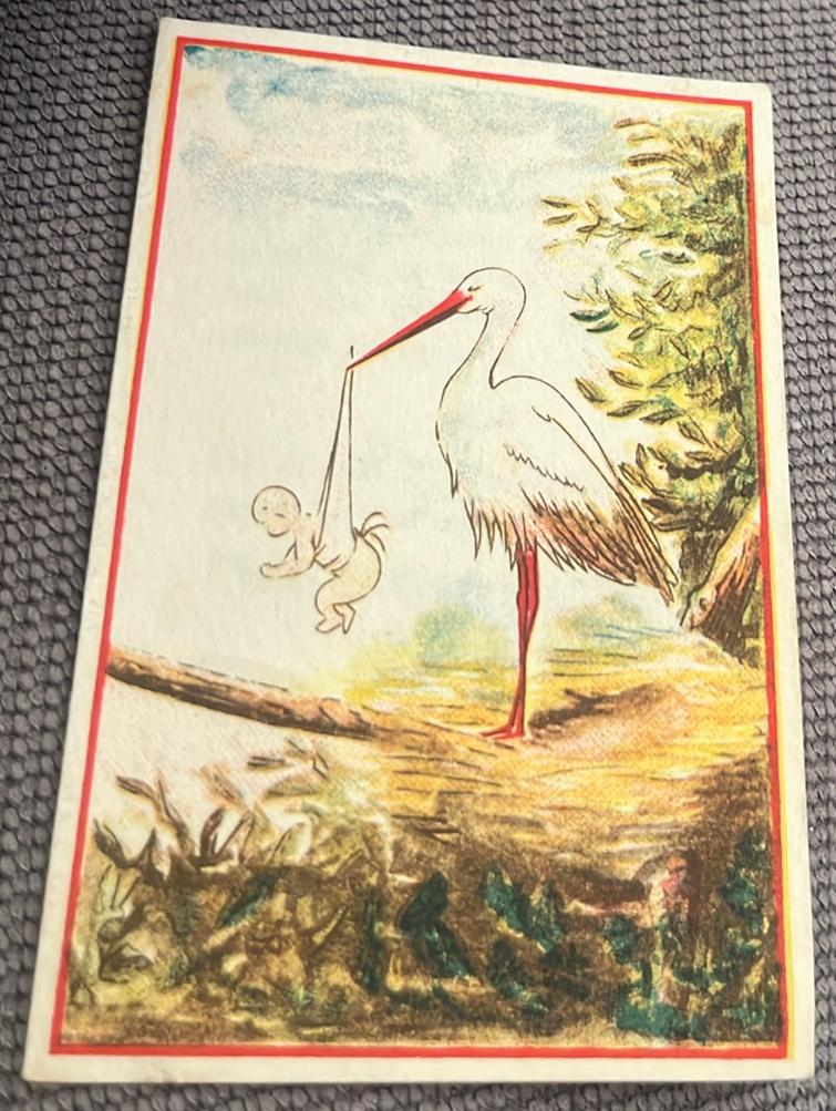 Hoogkarspel,,1946:::Jos, Verzamelen, Geboortekaartjes en Visitekaartjes, Ophalen of Verzenden, Voor 1970