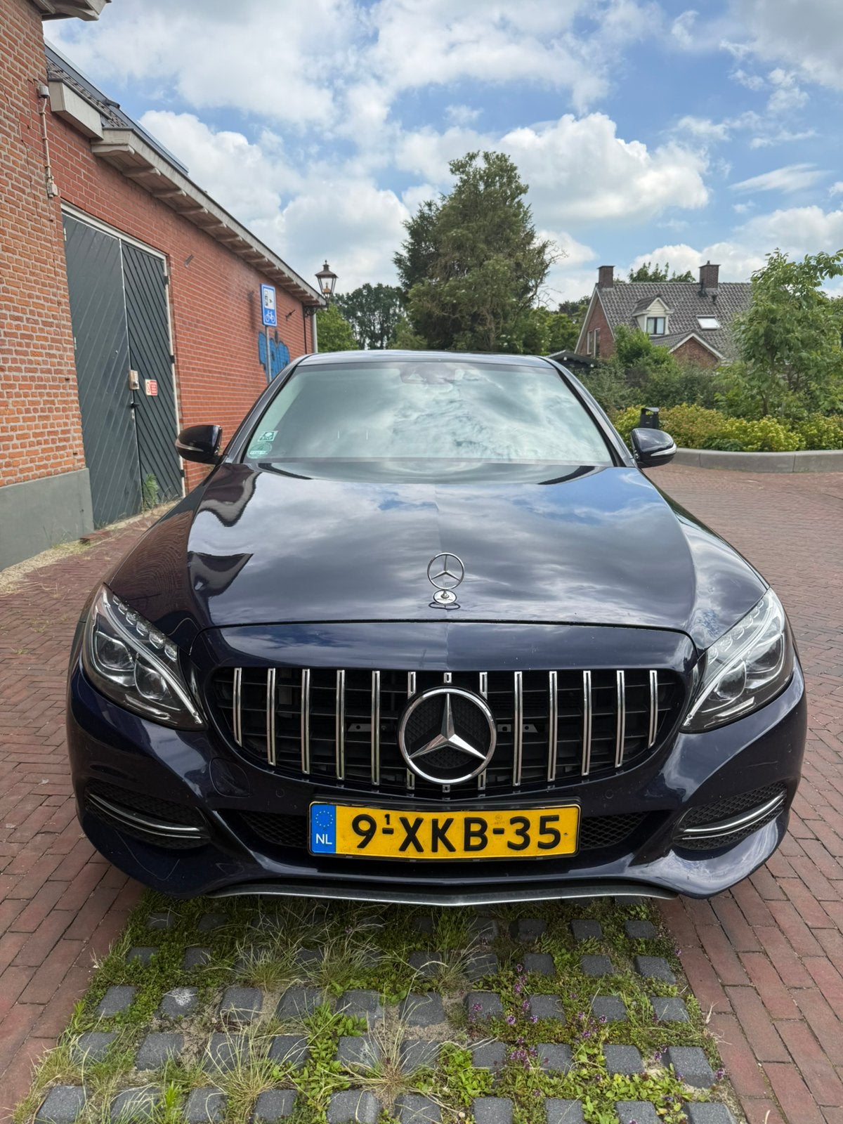 Mercedes-Benz C-Klasse C180 1.6 115KW 2014 Blauw, Auto's, Mercedes-Benz, Achterwielaandrijving, 1295 kg, Blauw, Handgeschakeld