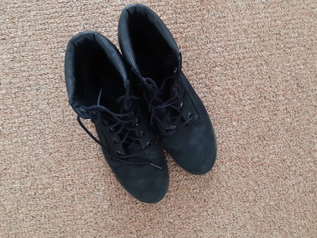 zwarte suede schoenen Timberland maat 37,5, Ophalen, Zwart, Wandelschoenen, Zo goed als nieuw
