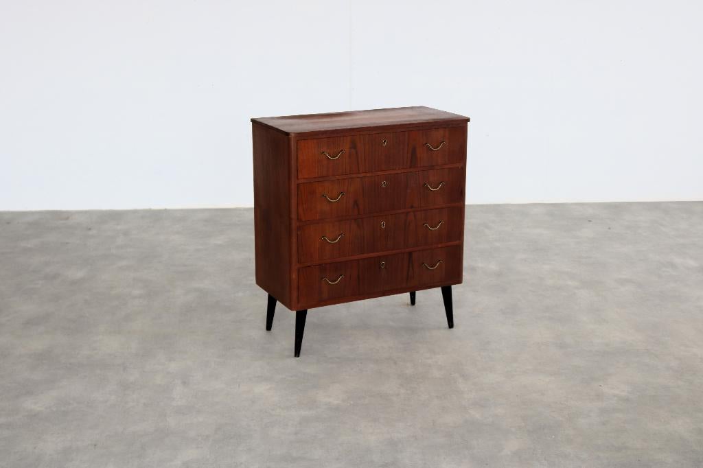 vintage ladekast | kast | jaren 60 | Zweeds, Gebruikt, ., ., Minder dan 100 cm
