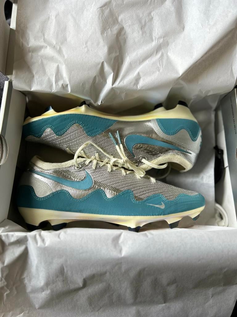Patta X Nike Mercurial Vapor 16 ‘Noise Aqua’ Maat 43, Kleding | Heren, Ophalen of Verzenden, Zo goed als nieuw, Sportschoenen