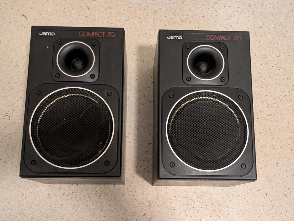 Luidsprekers Vintage Jamo Compact 70 Speakers, Audio, Tv en Foto, Luidsprekers, Gebruikt, Ophalen of Verzenden, 60 tot 120 watt