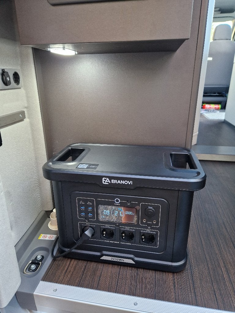 Foto 2 van Grand California, powerstation, lithium accu camper, 230volt