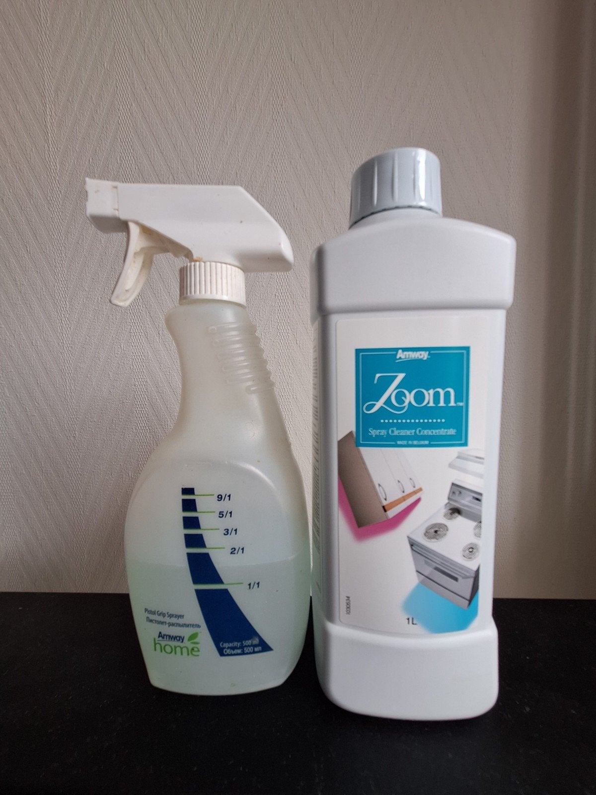Amway Zoom Spray Cleaner Concentrate 1 Liter, met spuitfles, Ophalen, Schoonmaakmiddel