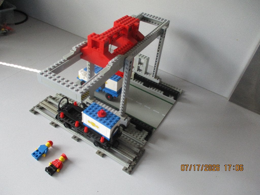 LEGO 12volt 7823 VERLAADSTATION in echt zeer goede staat!!!, Gebruikt, Overige thema's, Lego, Ophalen of Verzenden