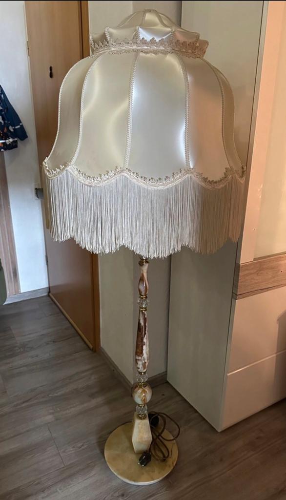 Vintage schemerlampen staande lamp, Ophalen of Verzenden