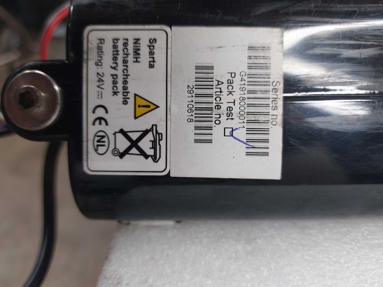 Accu koga tesla 24v defect, code 005, Ophalen of Verzenden, Gebruikt