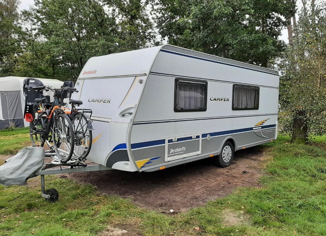 Dethleffs Camper EL3, Caravans en Kamperen, Caravans, Particulier, tot en met 6, 1250 - 1500 kg, Treinzit, Dethleffs, Frans bed