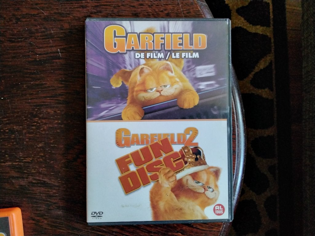 Garfield en Garfield fun disk, 2disk, origineel, Avontuur, Alle leeftijden, Ophalen of Verzenden, Zo goed als nieuw