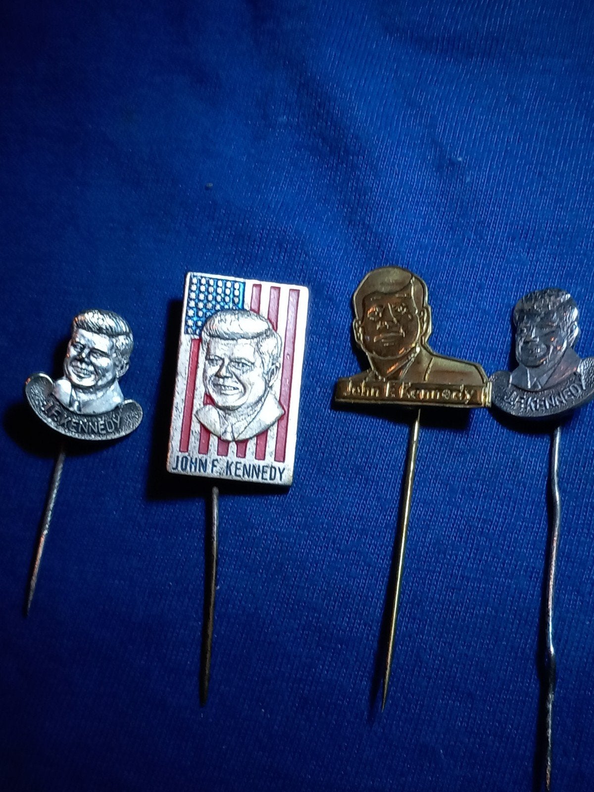 4 speldjes John F Kennedy, Ophalen of Verzenden, Zo goed als nieuw, Overige onderwerpen