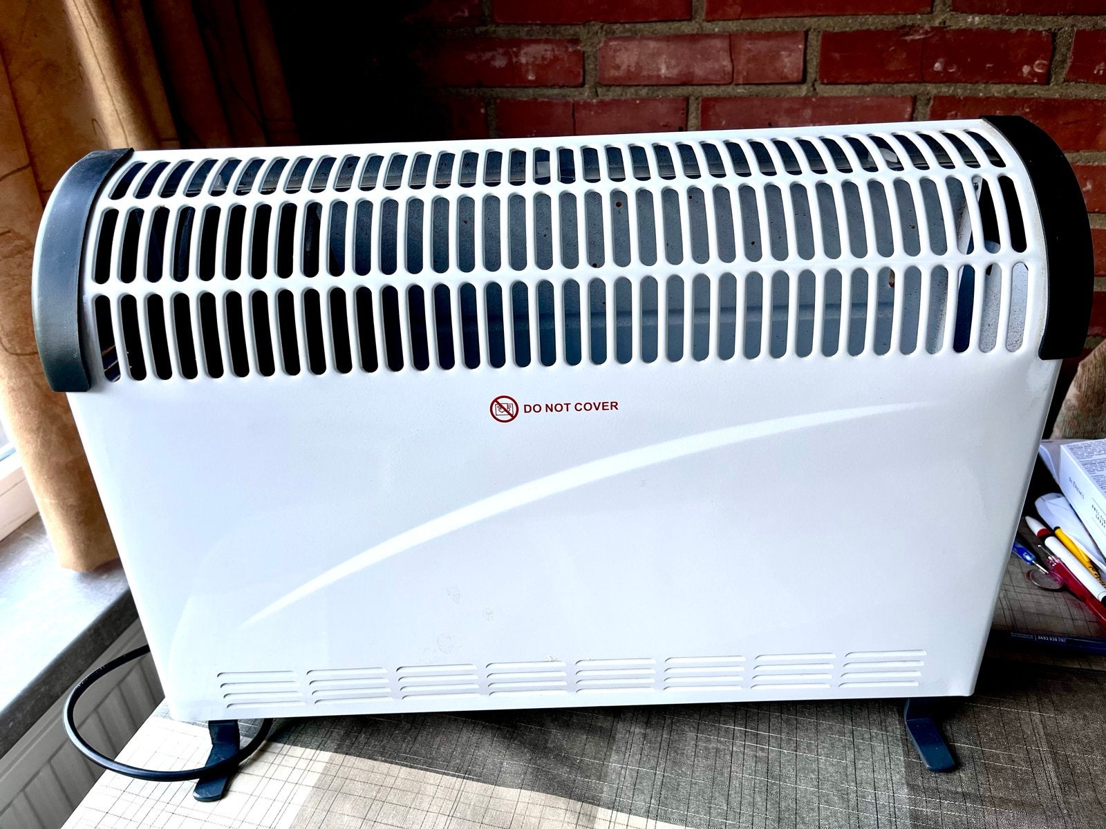 Convector kachel met 3 warmtestanden en turbo-functie, Gebruikt, Minder dan 30 cm, Kachel, Minder dan 60 cm