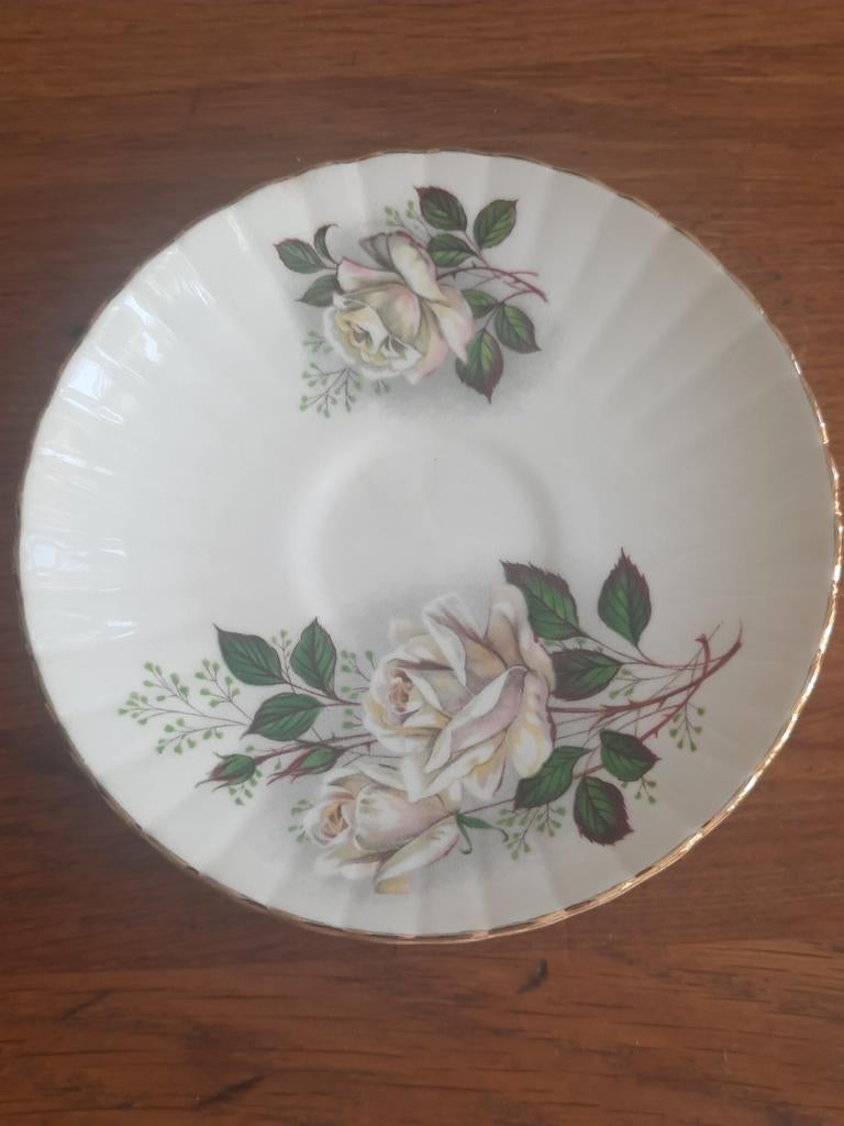 Salisbury Bone China Schotel met Rozenmotief, Ophalen of Verzenden