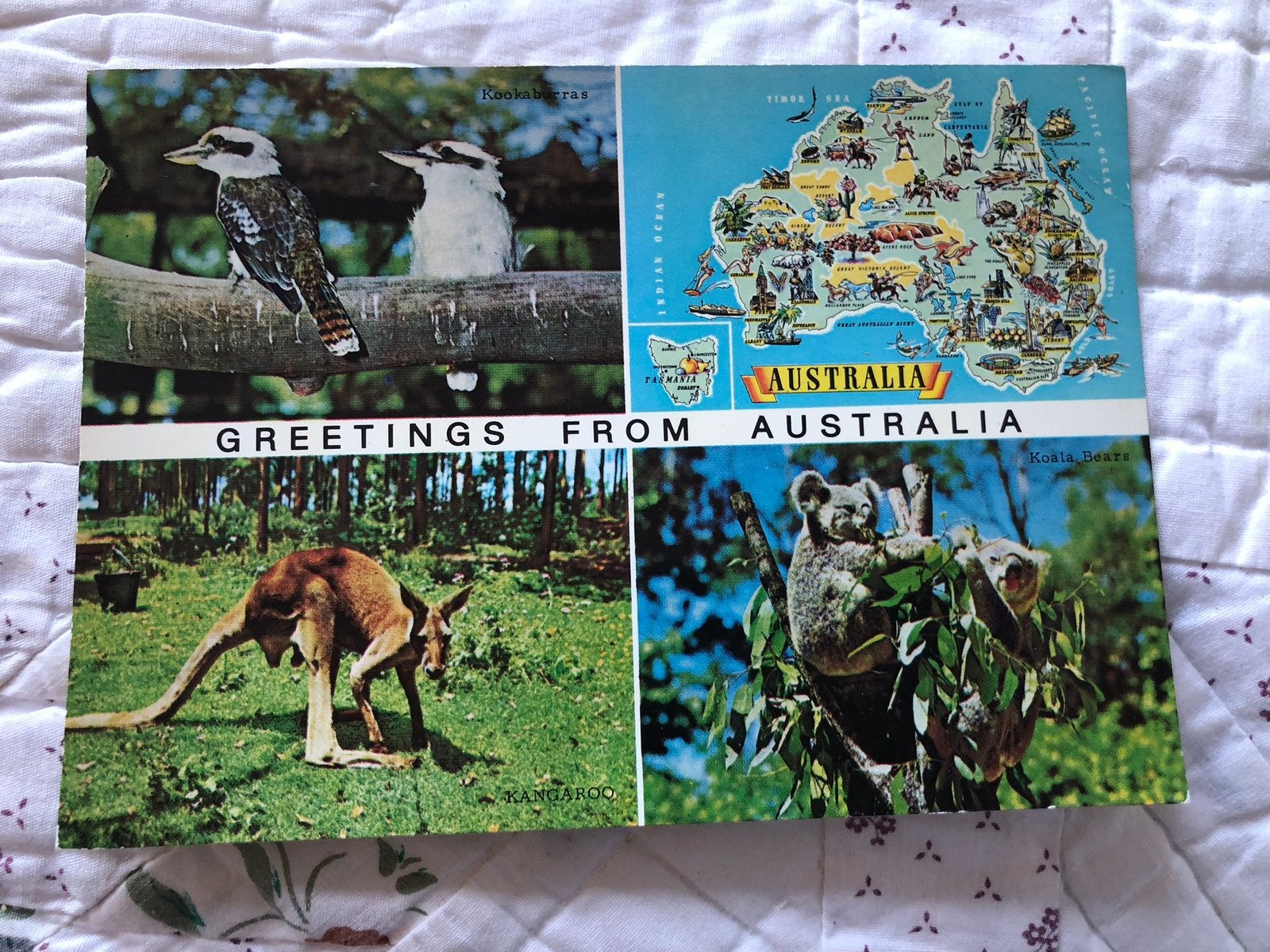 Australië vierluik, Ophalen of Verzenden, 1960 tot 1980