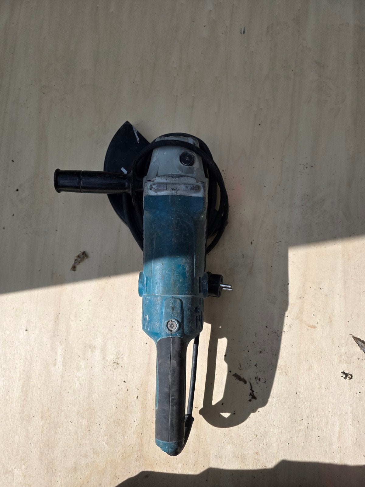 Makita haakse slijper 230 mm, Ophalen of Verzenden, Gebruikt, 1000 watt of meer, Haakse handslijpmachine