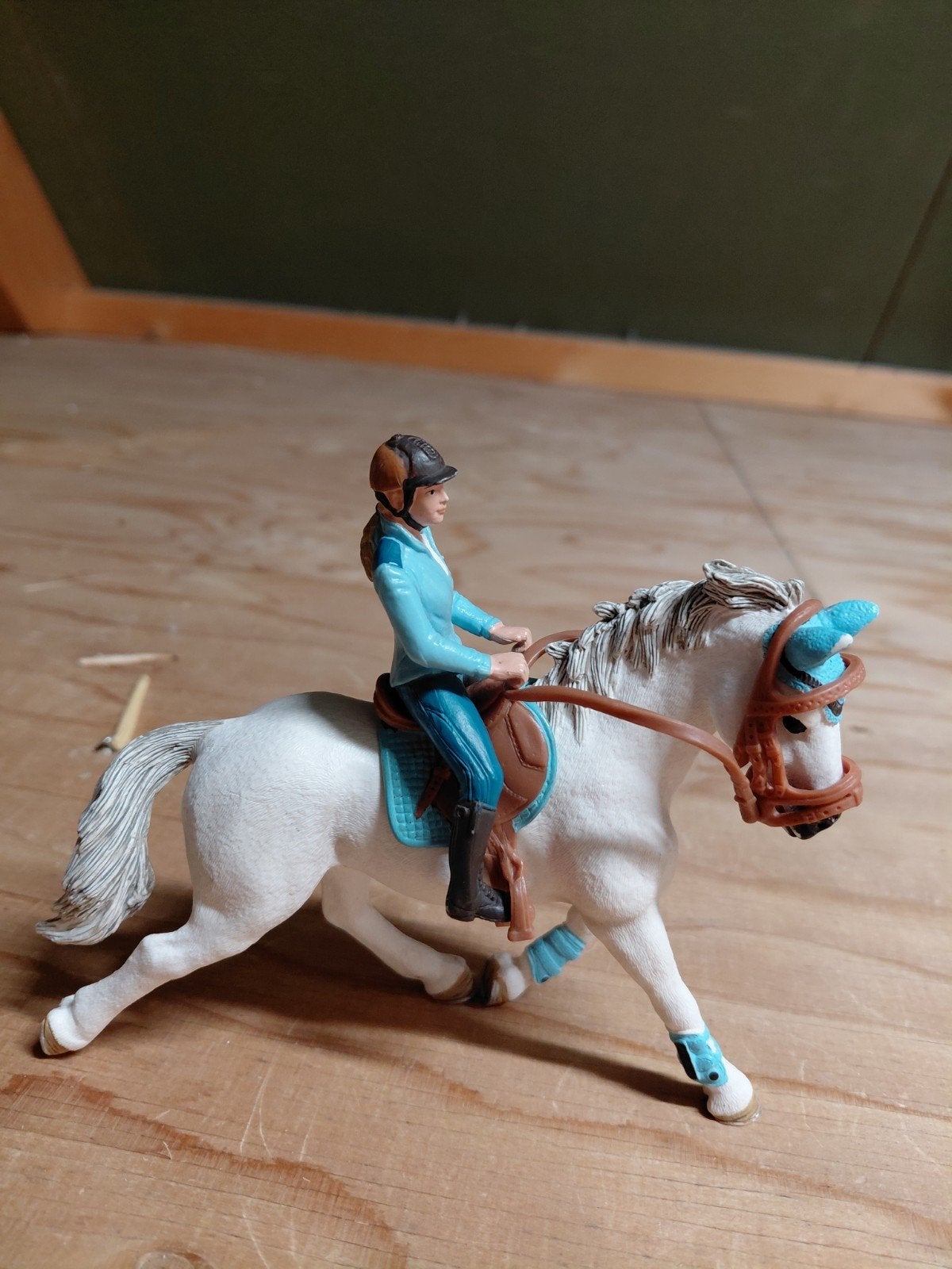 Schleich paard met poppetje, Ophalen of Verzenden, Zo goed als nieuw, Jongen of Meisje