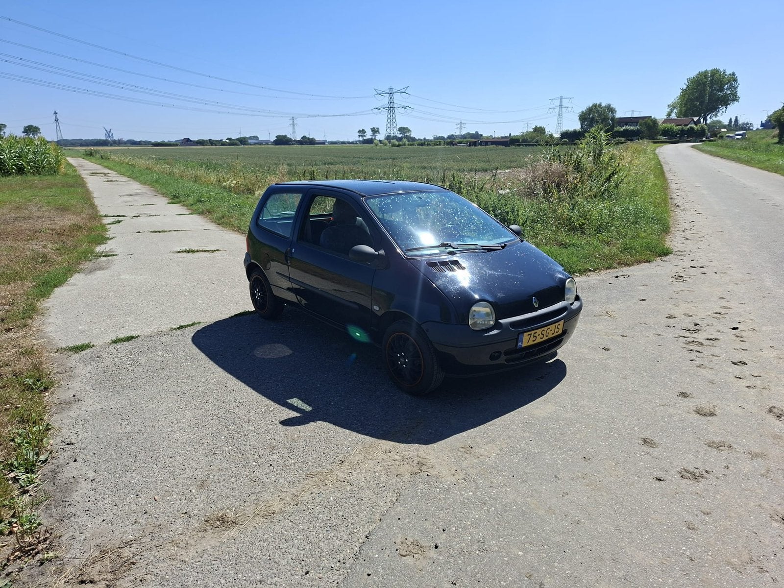 Renault Twingo 1.2 2006 Zwart, Auto's, Renault, Particulier, Twingo, Benzine, C, Hatchback, Handgeschakeld, Origineel Nederlands
