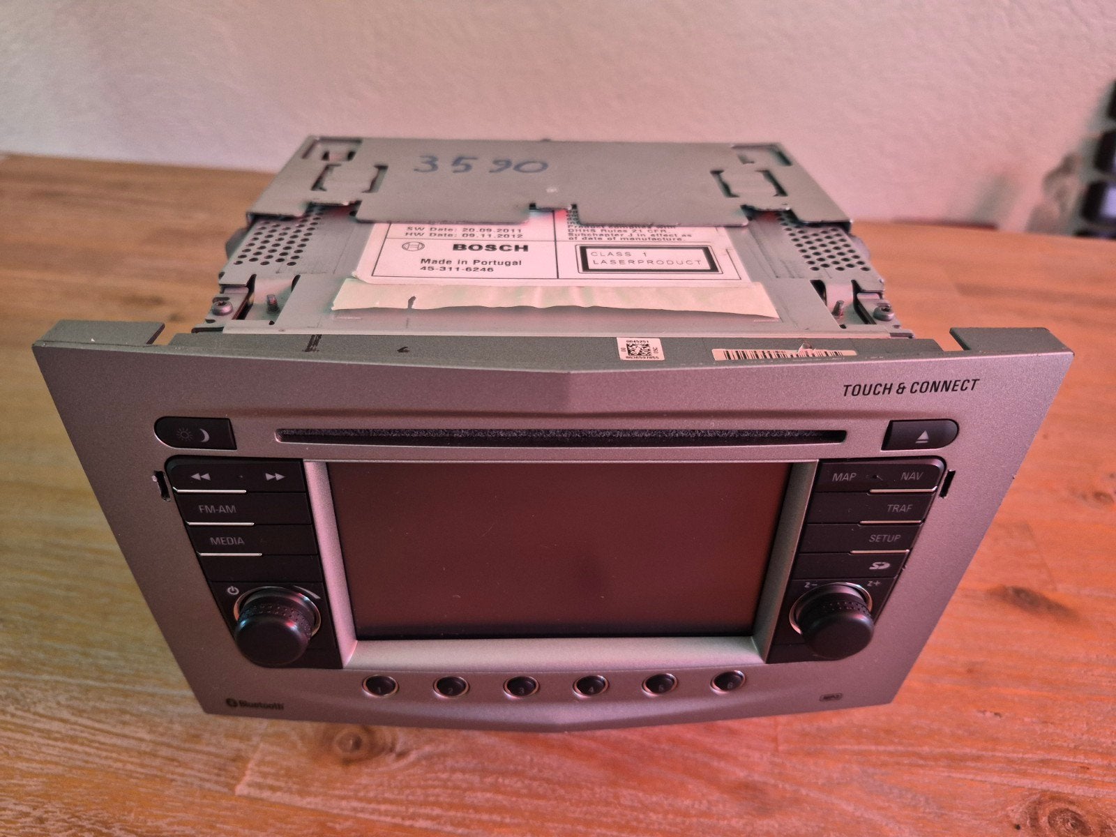 Opel Corsa D Touch & Connect multimediasysteem, Auto diversen, Autoradio's, Ophalen of Verzenden, Gebruikt