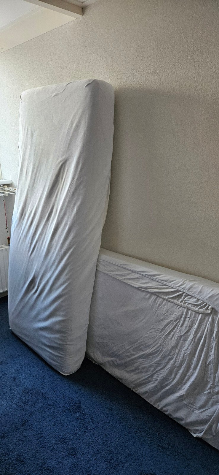 Twee eenpersoons Auping matrassen, 210x90 cm, Ophalen, 90 cm, Eenpersoons, 210 cm