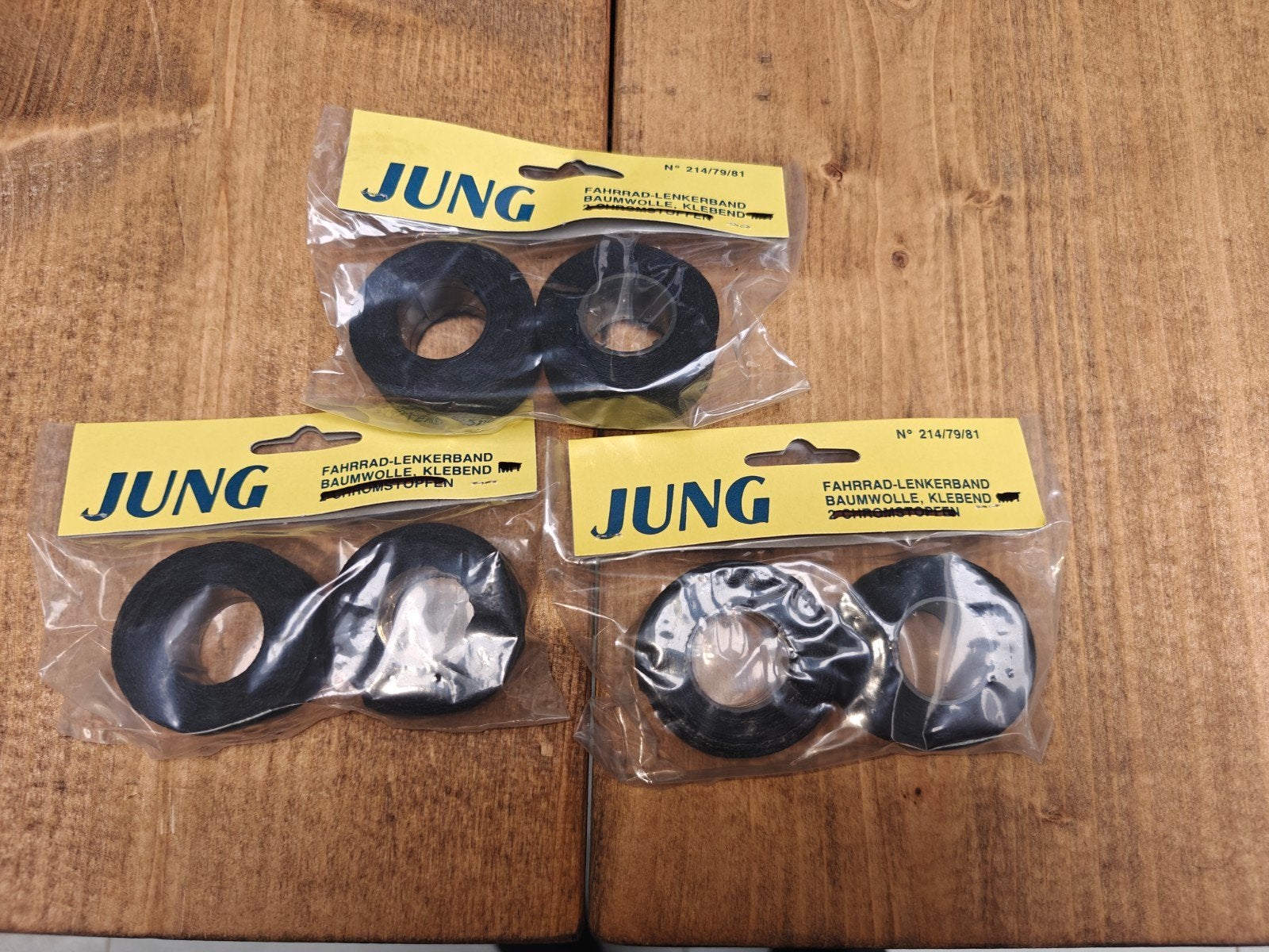 3 x NOS setje Jung katoenen Stuurlint, Ophalen of Verzenden