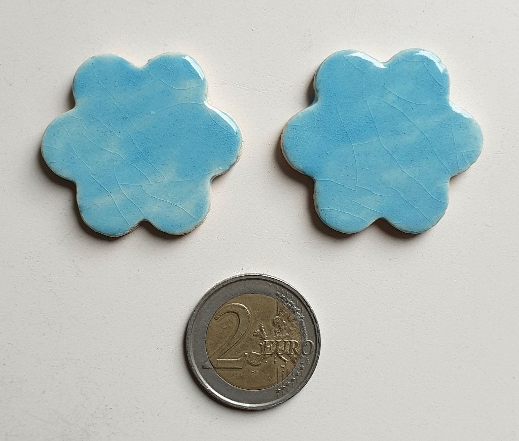 Mozaïek steentjes handgemaakte keramiek bloemen, F4, Verzenden, Handgemaakt, Nieuw, Natuur en Bloemen