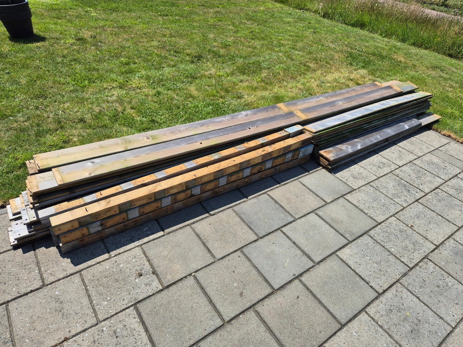 Gebruikt tuinhout, Ophalen, Gebruikt, Planken