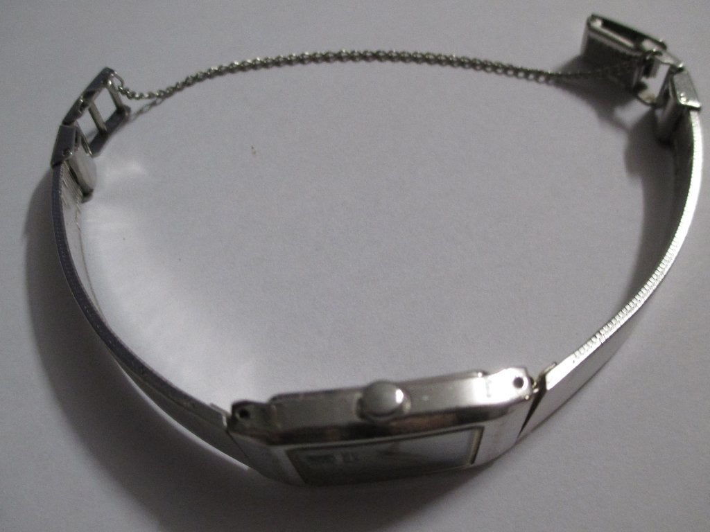 SEIKO POP, VINTAGE 100%TOP, NIEUWE BATTERY 17-07-26 ,ZILVER, Gebruikt, Staal, Polshorloge, Ophalen of Verzenden