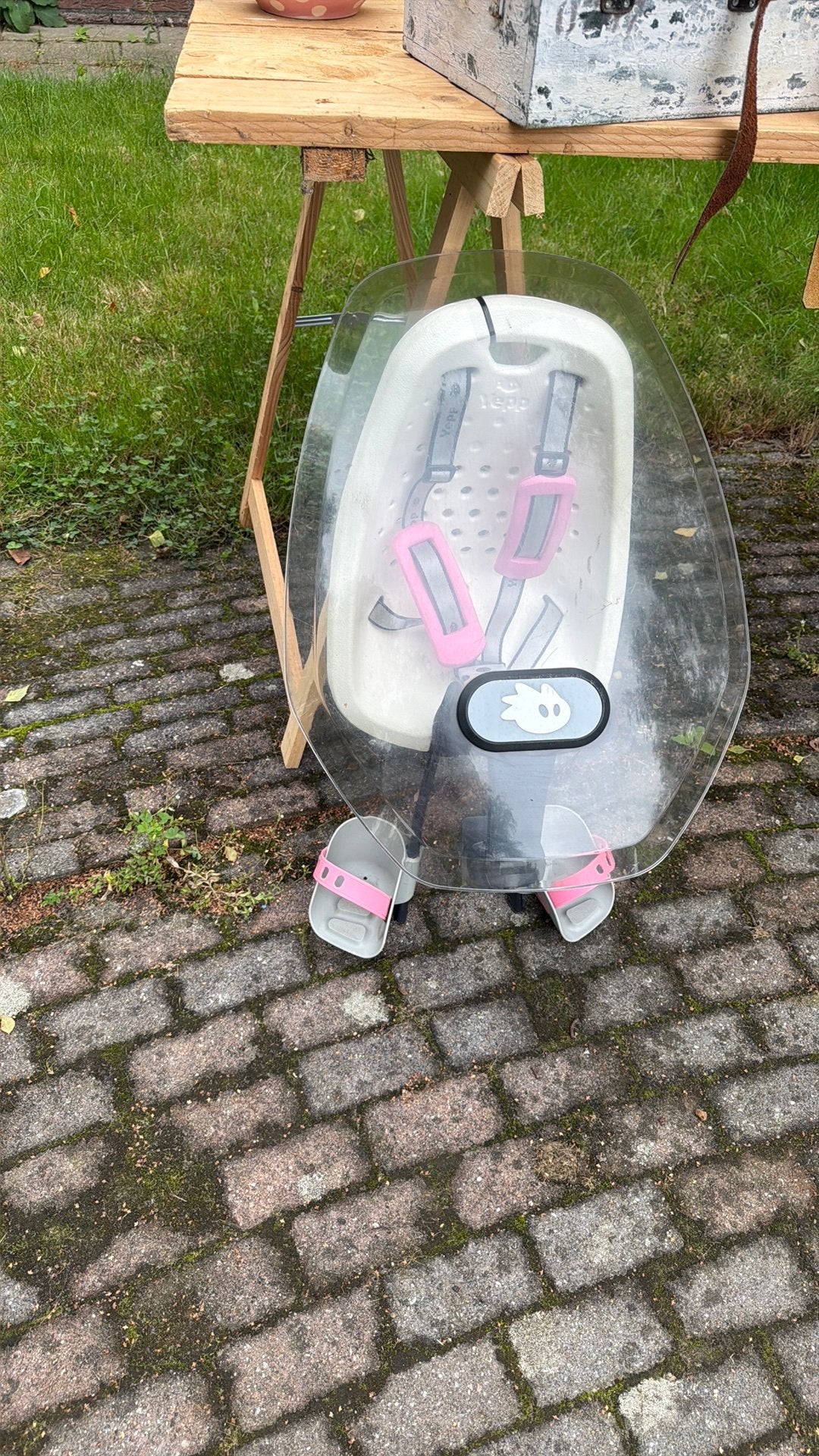 Yepp voorzit, Fietsen en Brommers, Voorzitje, Ophalen of Verzenden, 0 t/m 13 kg, Gebruikt