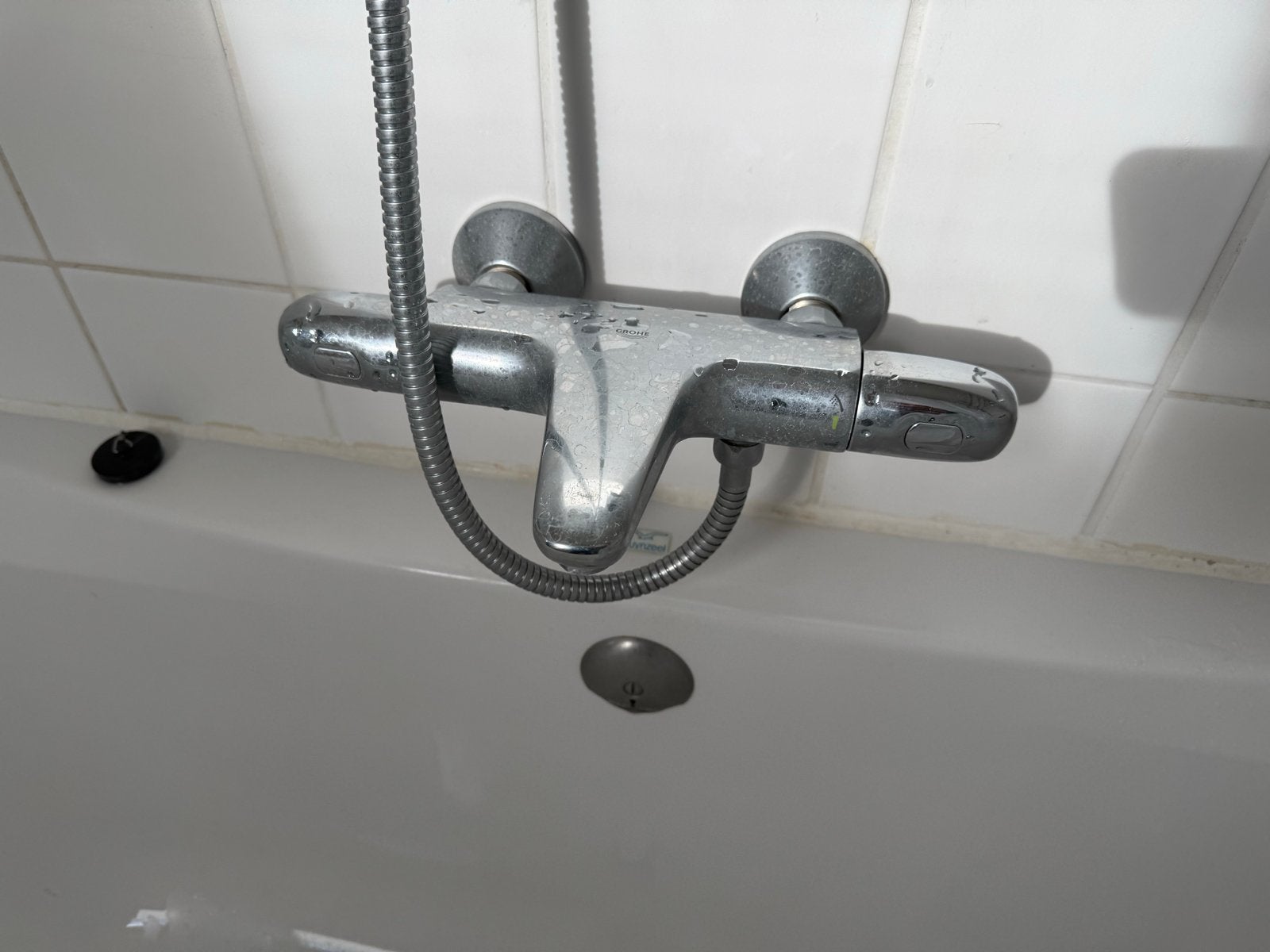 GROHE Bad Mengkraan met Doucheaansluiting, Ophalen, Gebruikt, Met bad