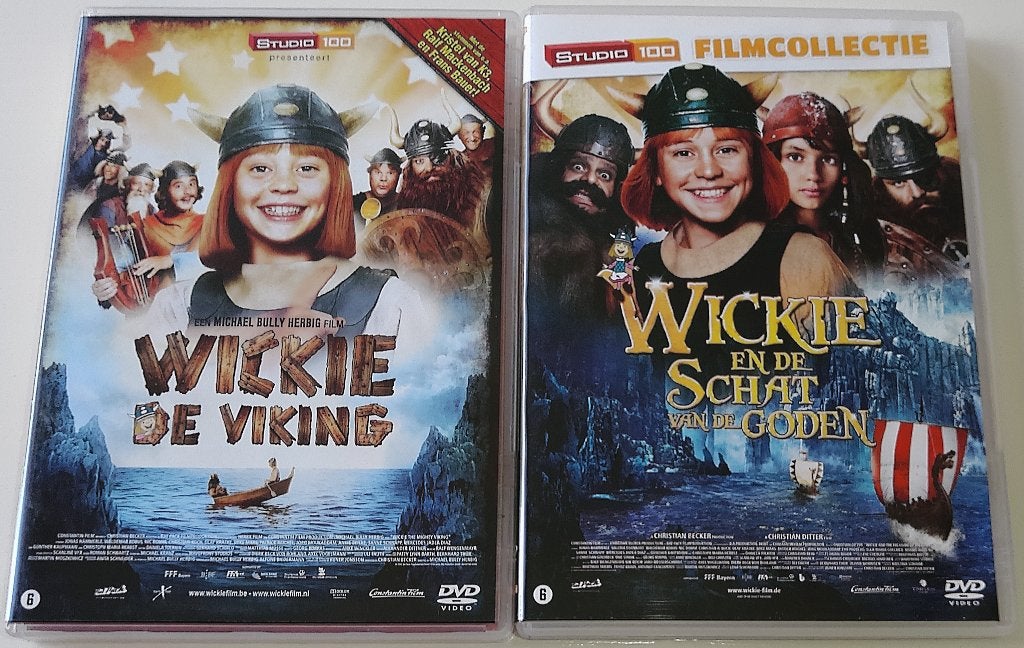 Film-Serie *** WICKIE DE VIKING *** Deel 1 + 2, Vanaf 6 jaar, Ophalen of Verzenden, Zo goed als nieuw, Nederlands