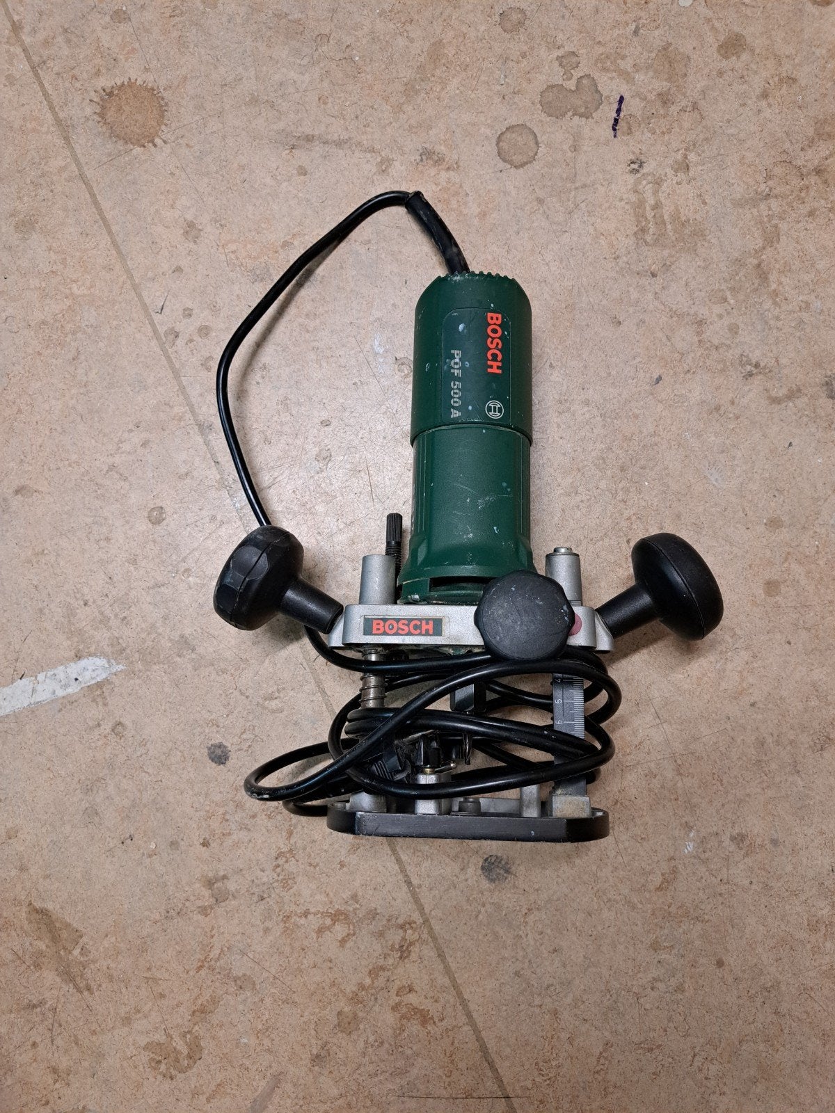 Bosch POF 500 A Bovenfrees - Gebruikt, Gebruikt, Ophalen of Verzenden, Bovenfrees, Bosch