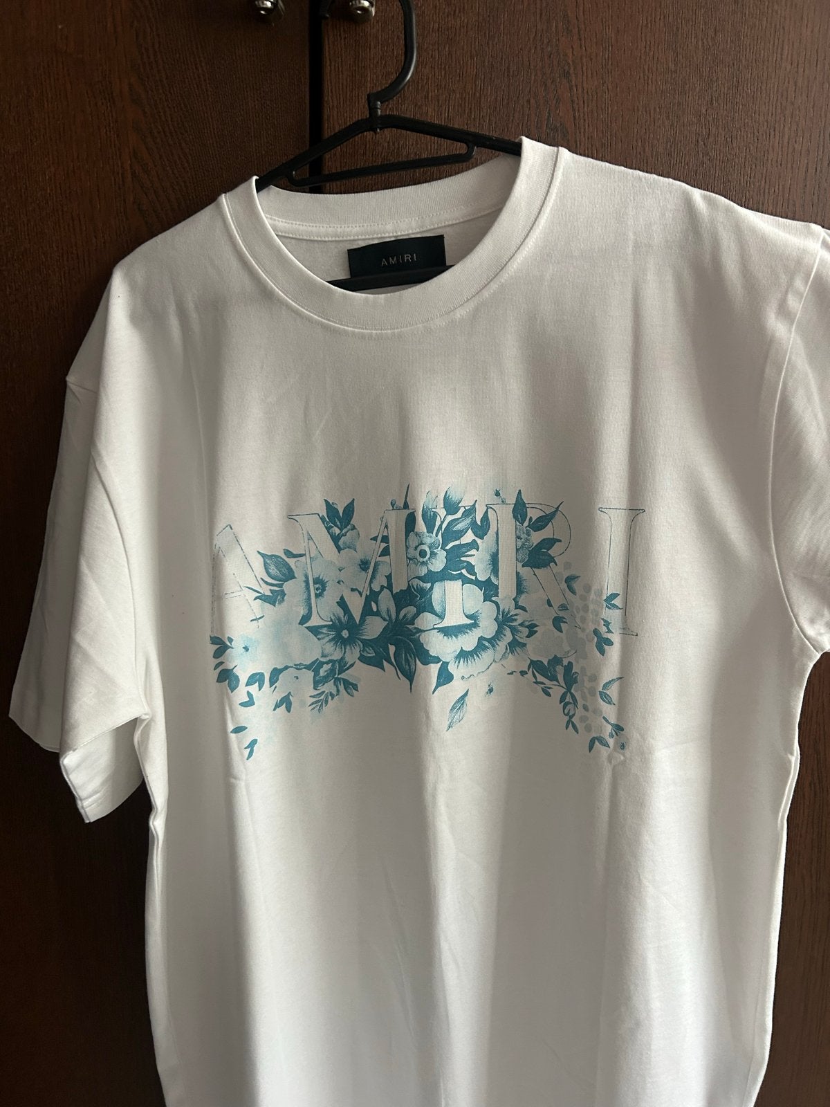 AMIRI T-shirt met bloemenprint - Maat L, Ophalen of Verzenden, Nieuw, Maat 52/54 (L), Wit