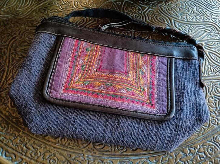 Hip crossbody tasje, festival schoudertas Boho Ibiza stijl,, Overige merken, Overige kleuren, Ophalen of Verzenden, Zo goed als nieuw