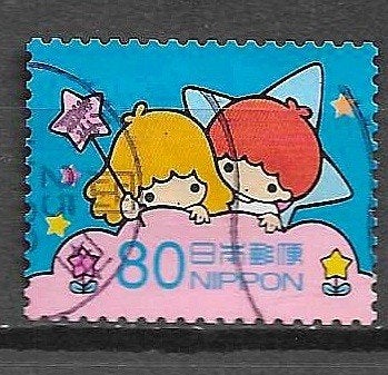 Japanse postzegel Little Twin Stars =voor nico 0.15, Ophalen of Verzenden, Gestempeld, Oost-Azië