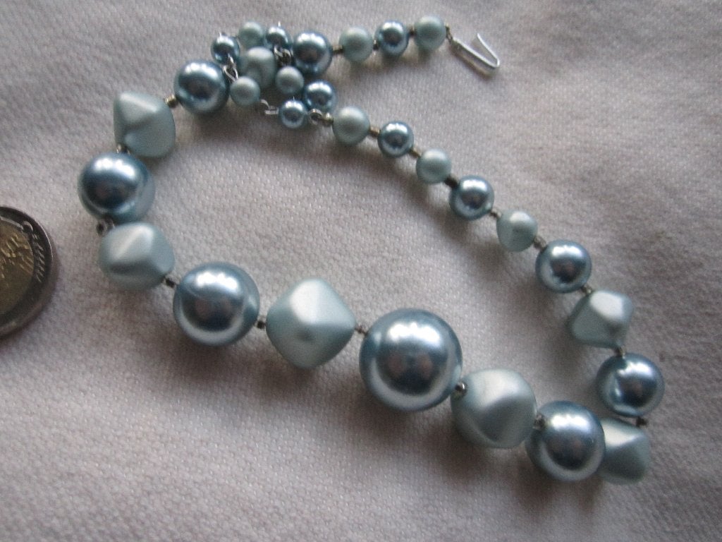 19.  Vintage parels,  40 cm, Sieraden, Tassen en Uiterlijk, Antieke sieraden, Ophalen, Overige materialen, Ketting
