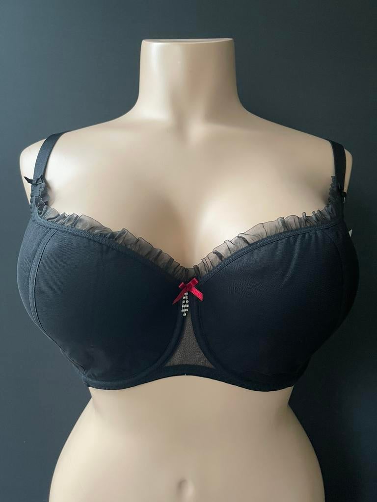 Ulla dessous balconet bh 85i model 8129, Verzenden, Zwart, BH