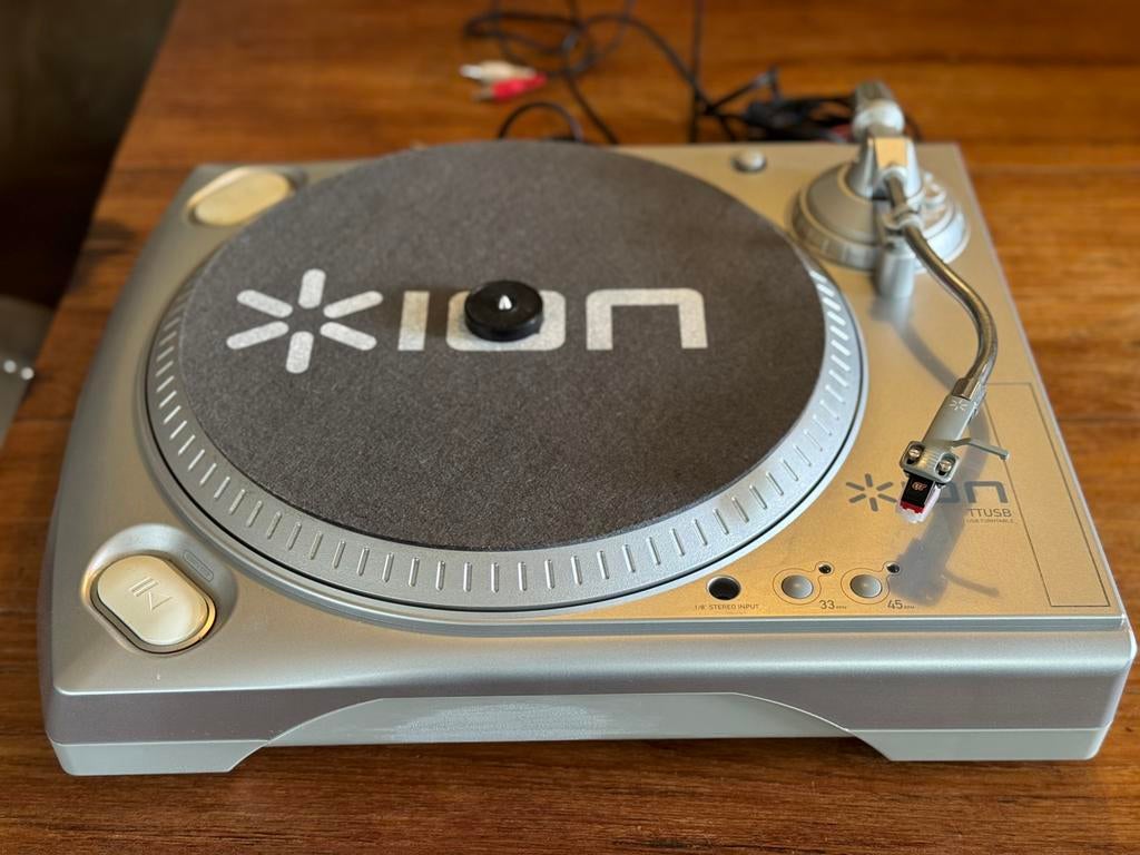 Ion platenspeler met usb aansluiting nieuw, Ophalen of Verzenden, Zo goed als nieuw, Overige merken