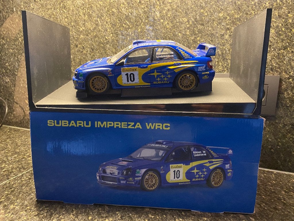 Subaru impreza wrc, Ophalen of Verzenden, Zo goed als nieuw, Auto, Autoart