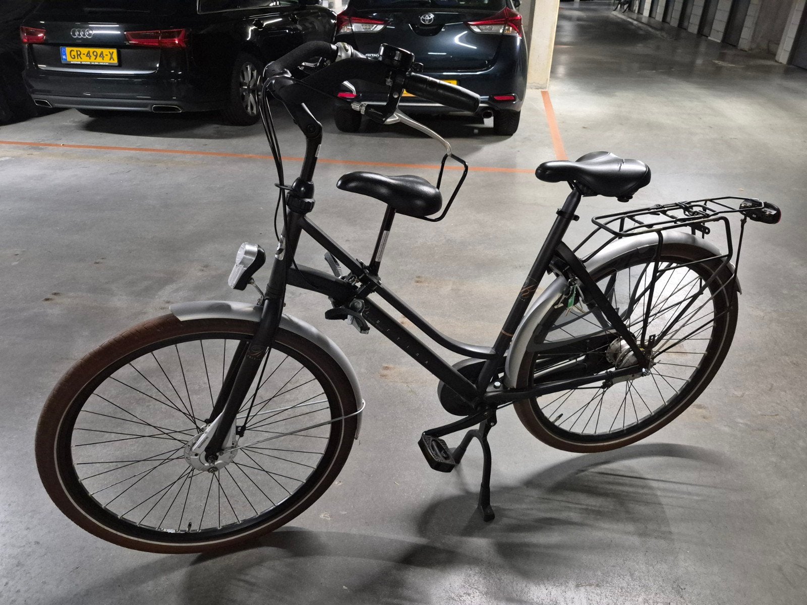 Cortina damesfiets 28 inch – framemaat 56 – Nexus 7 – zadel, Fietsen en Brommers, Gebruikt, Versnellingen, 56 cm of meer, Trommelrem