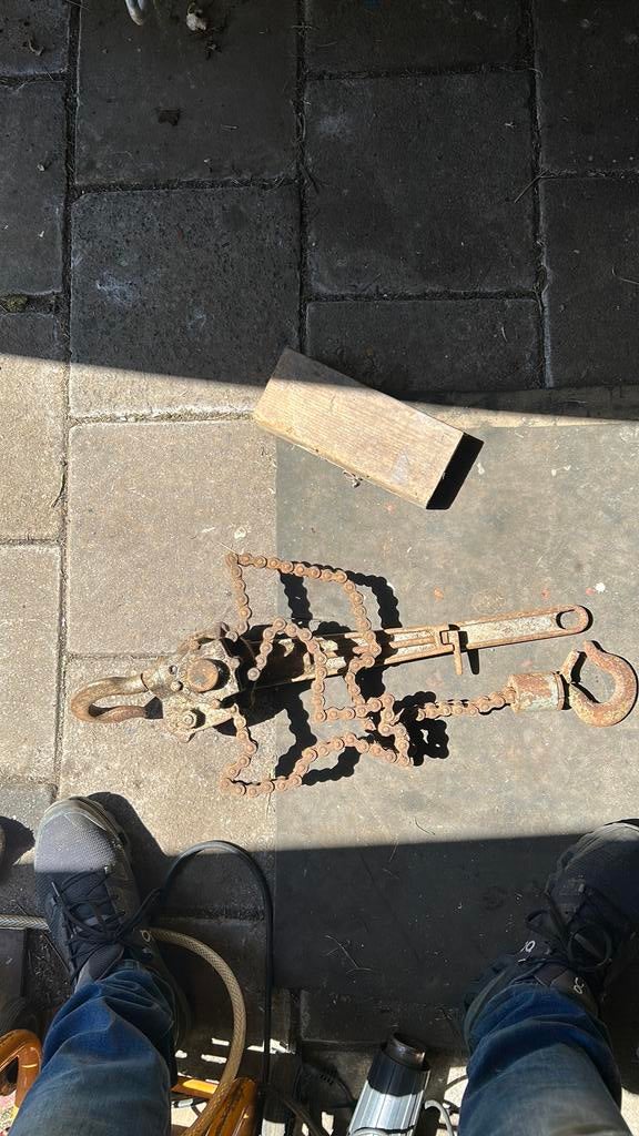Ketting takel, Ophalen of Verzenden, Gebruikt
