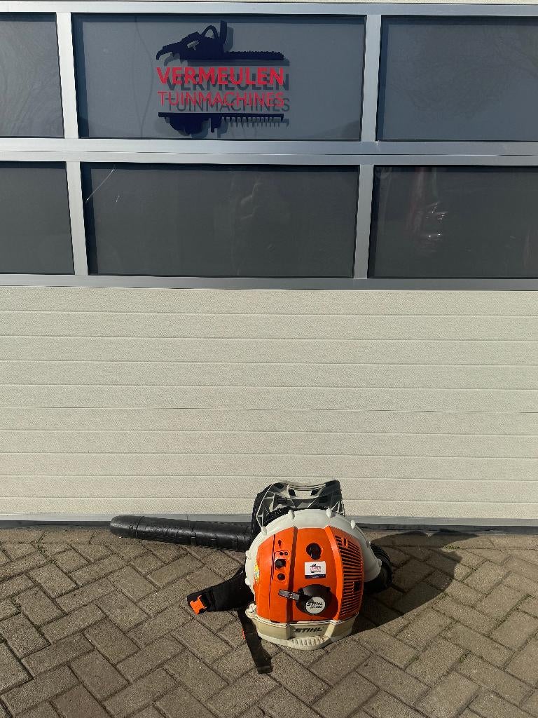 Stihl BR600 Bladblazer, Tuin en Terras, Bladblazers, ., Ruggedragen, Ophalen of Verzenden, Zo goed als nieuw