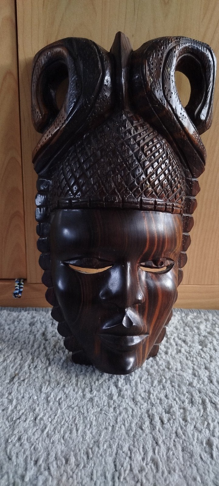 houten masker, Ophalen of Verzenden, Hout