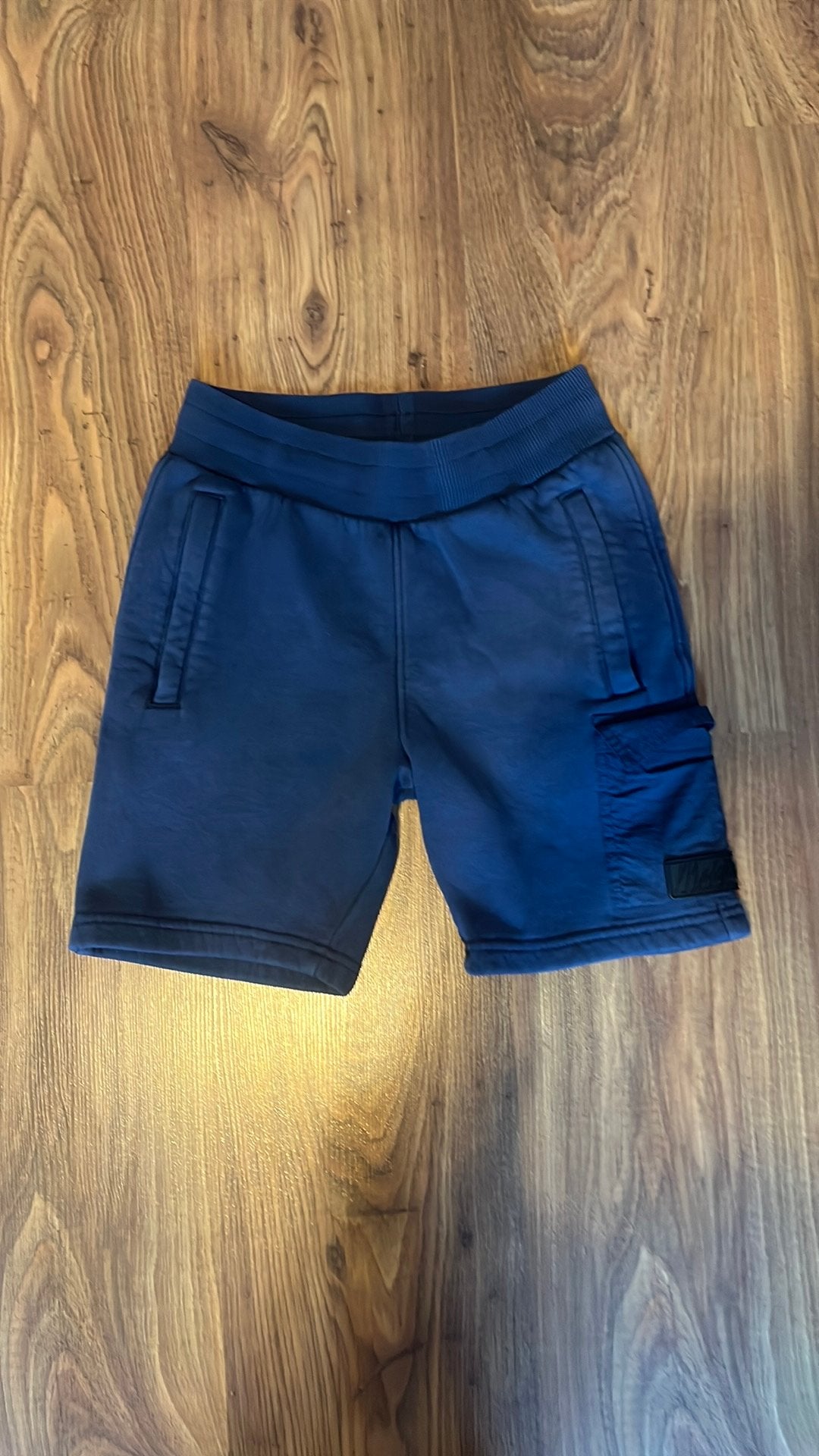 Malelions korte broek kinderen maat 140, Verzenden, Zo goed als nieuw, Maat 46 (S) of kleiner, Blauw