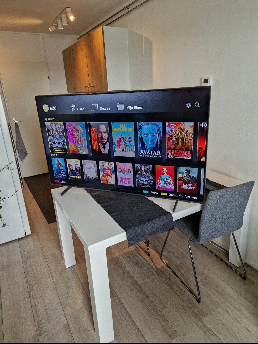 Samsung 4K LED Smart TV - 55 inch, Ophalen, 50 Hz, Zo goed als nieuw, Samsung