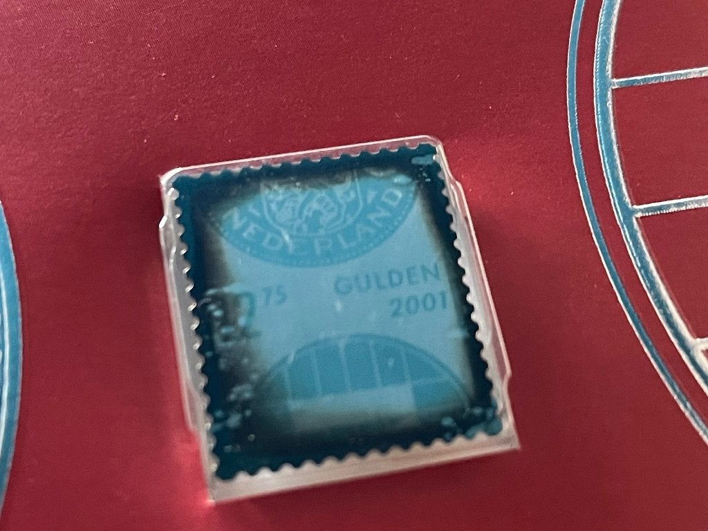 Zilveren postzegel van fl 12,75 ongeopend!, Ophalen of Verzenden